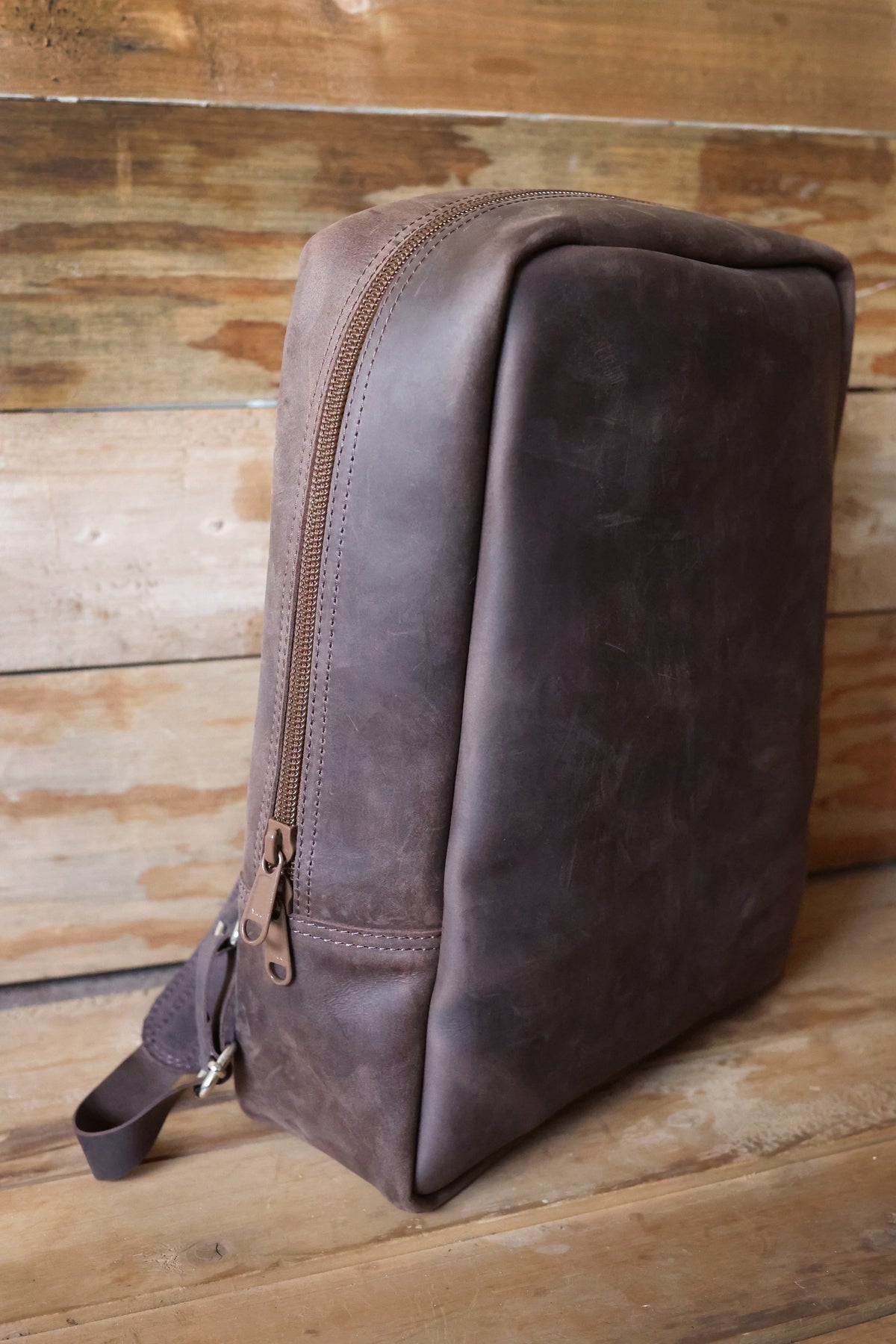 All Leather Professional Book Bag