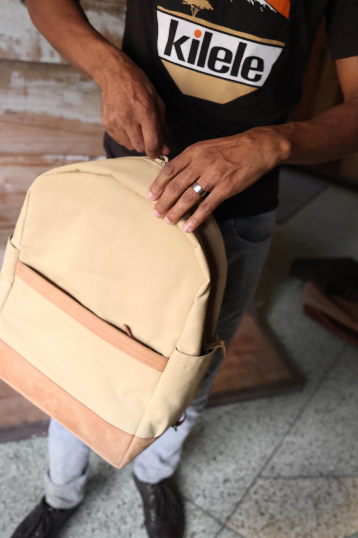 Cape Buffalo Book Bag