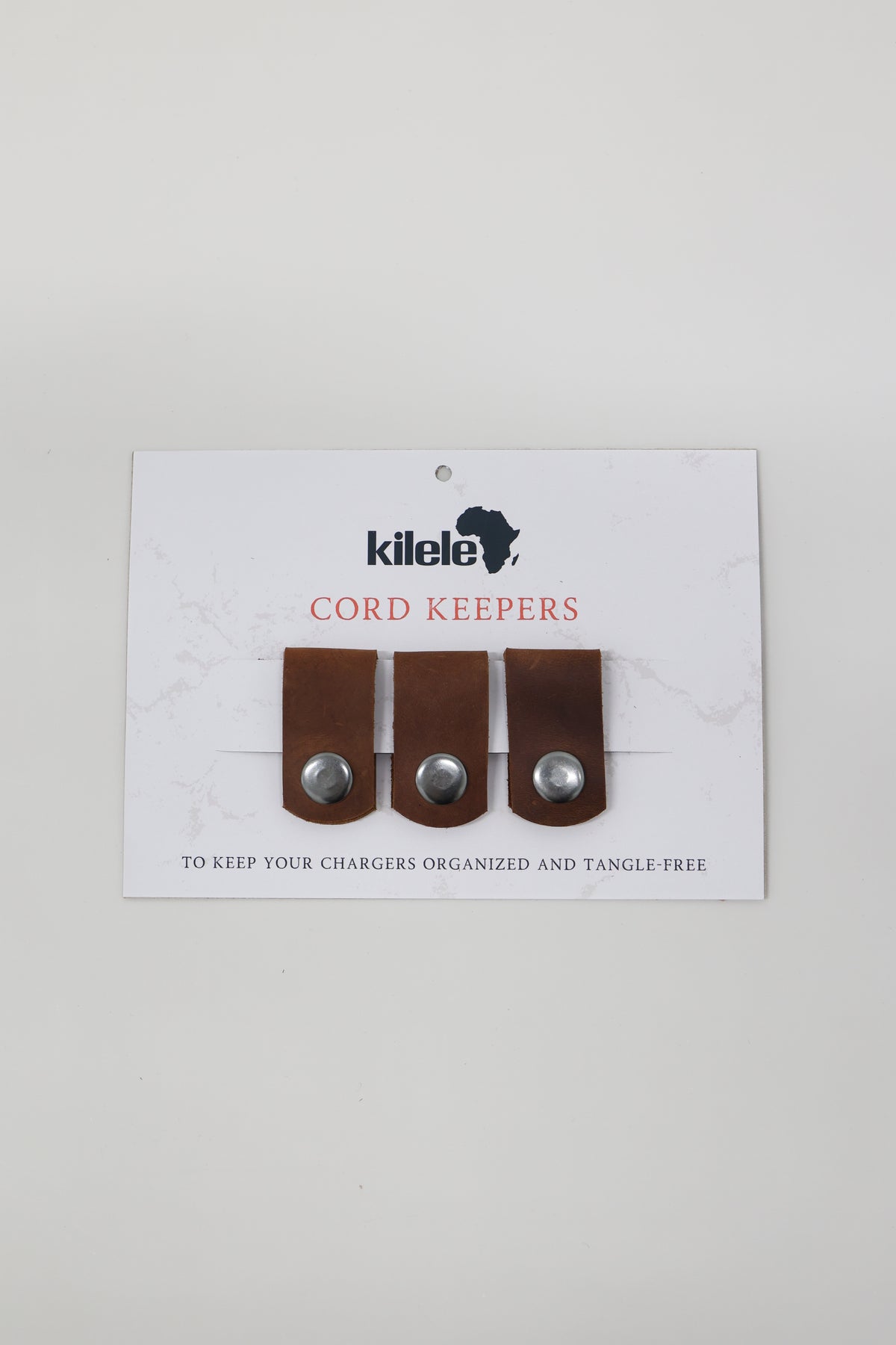 Leather Cord Keepers | set of 3