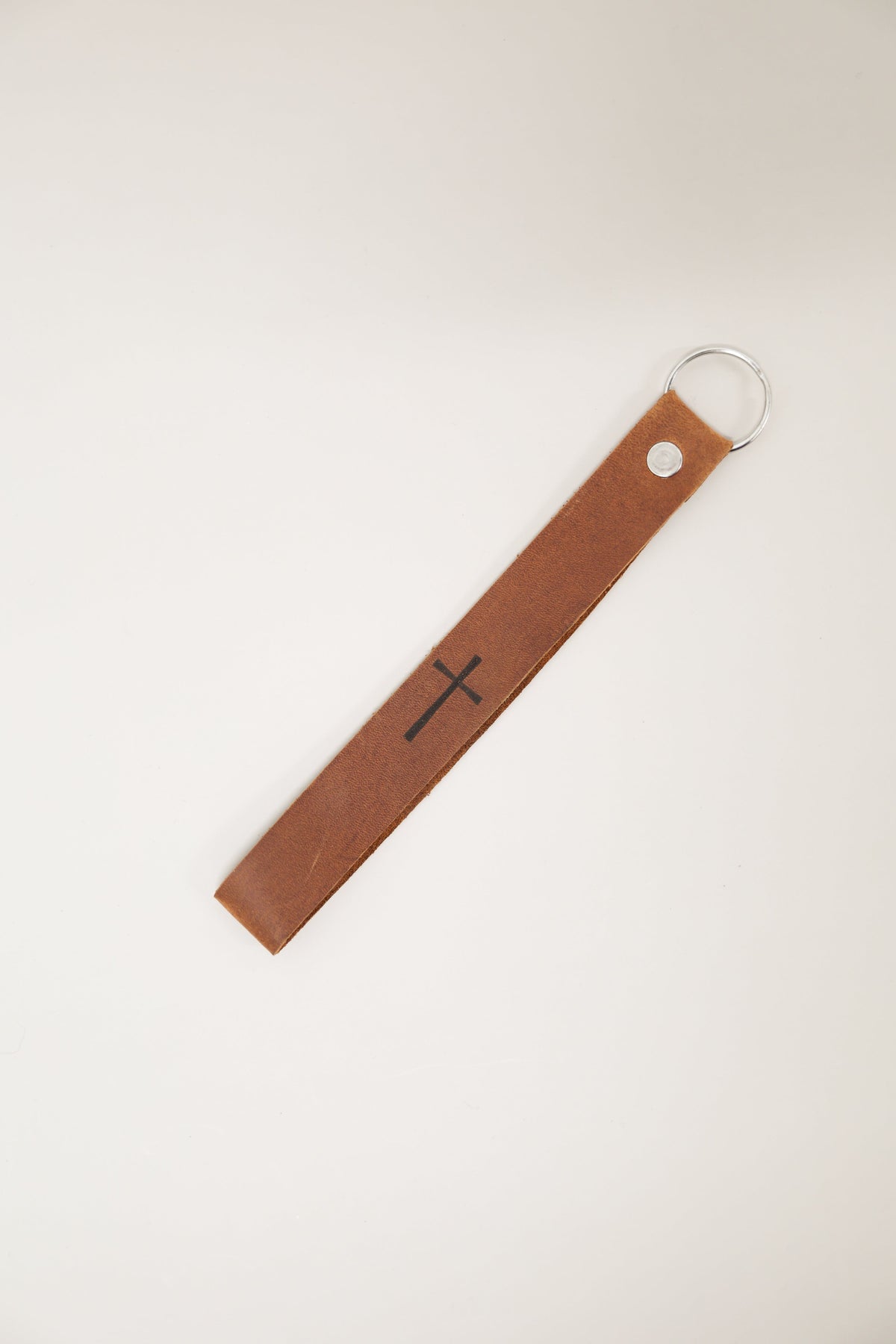 Cross Wristlet Engraved Leather
