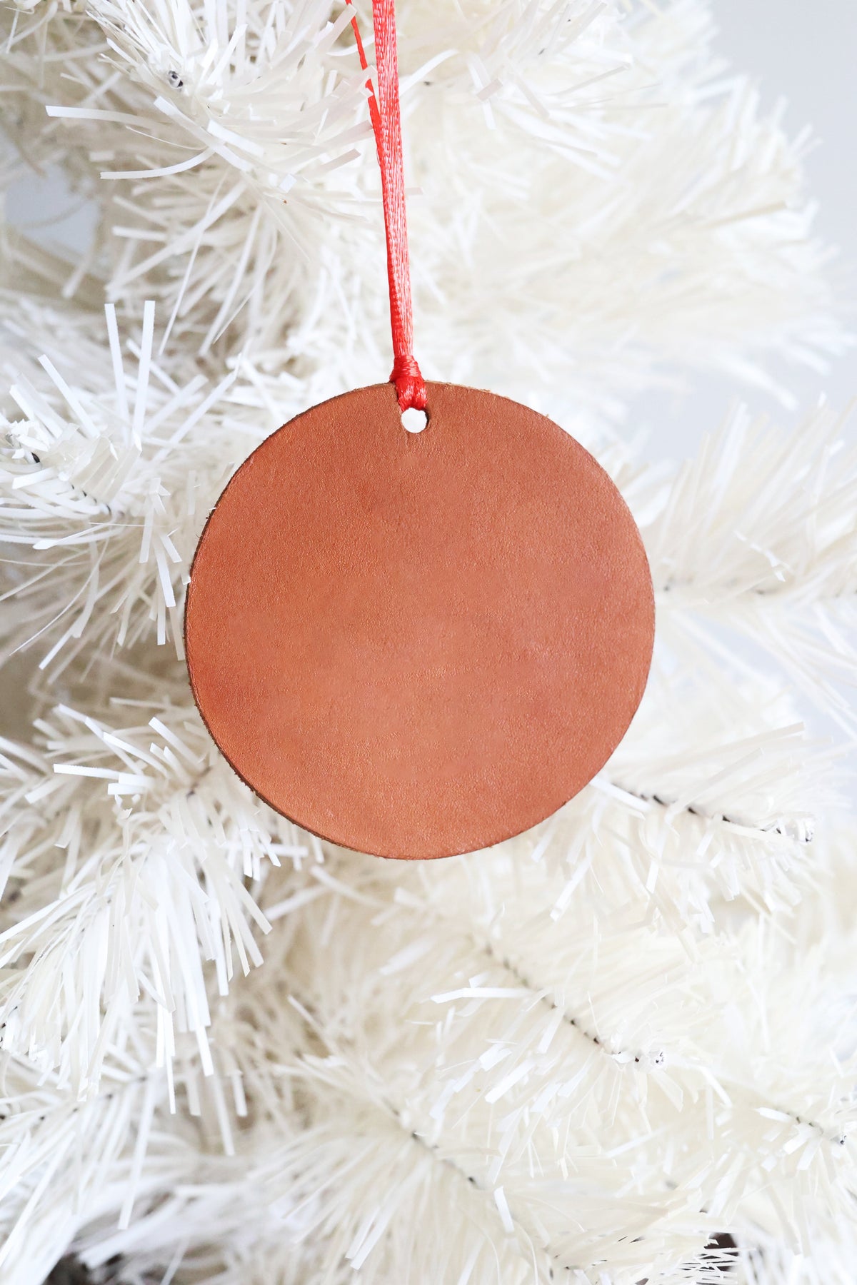 Custom Leather Ornament