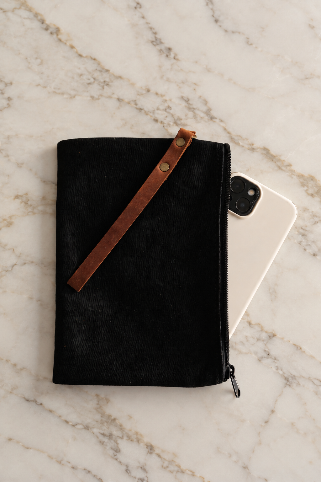 Canvas Clutch/Zippered Pouch